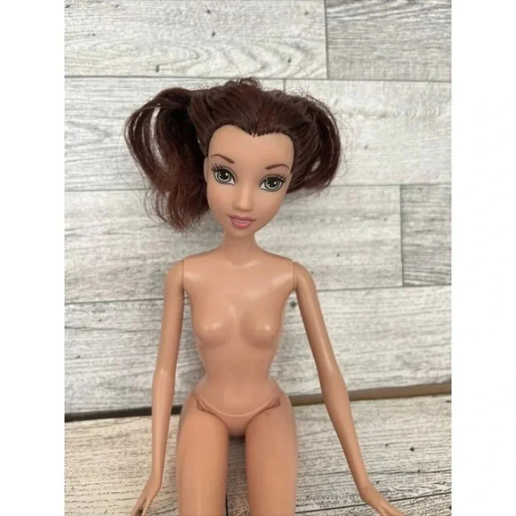 1999 Vintage Disney Mattel Barbie Belle Beauty & The Beast Doll Nude - Picture 2 of 10